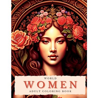 World Women Coloring Book For Adults