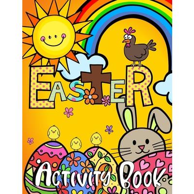 Happy Easter Activity Book for Kids Ages 3-6