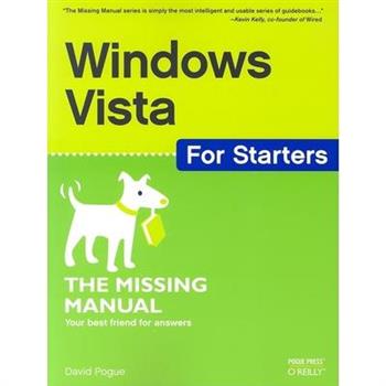 Windows Vista for Starters: The Missing Manual