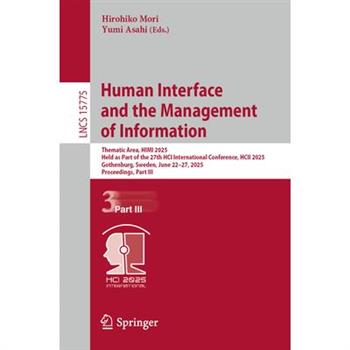 Human Interface and the Management of Information