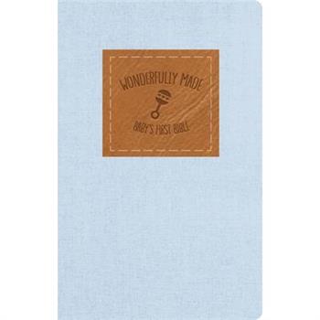 Wonderfully Made: Baby Boy's First Bible, Softcover, Blue