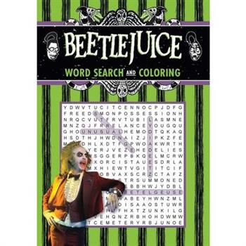 Beetlejuice Word Search and Coloring