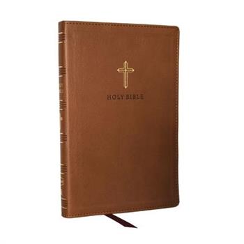 KJV Holy Bible, Ultra Thinline, Brown Leathersoft, Red Letter, Comfort Print