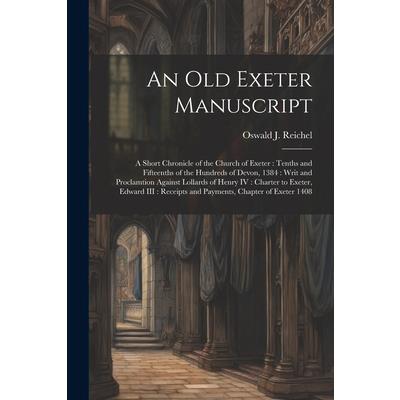 An old Exeter Manuscript