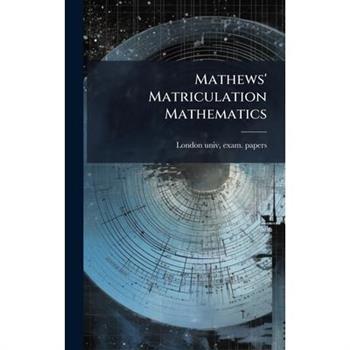 Mathews' Matriculation Mathematics