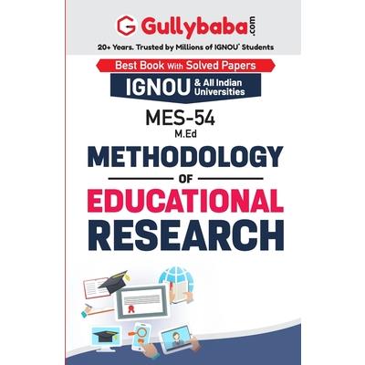 MES-054 Methodology of Educational Research
