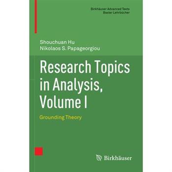 Research Topics in Analysis, Volume I