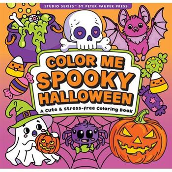 Color Me Spooky Halloween Artist's Coloring Book (31 Single-Sided Designs on Thick Paper)
