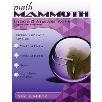 Math Mammoth Grade 5 Answer Keys, Canadian Version