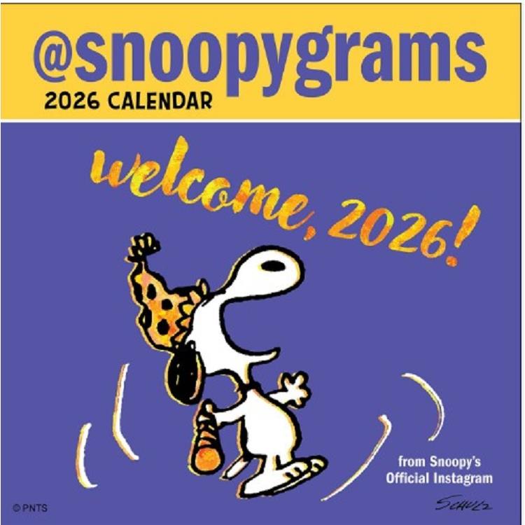 Peanuts(r) @Snoopygrams 2026 Mini Wall Calendar Peanuts(r) @Snoopygrams 2026 Mini Wall Calendar