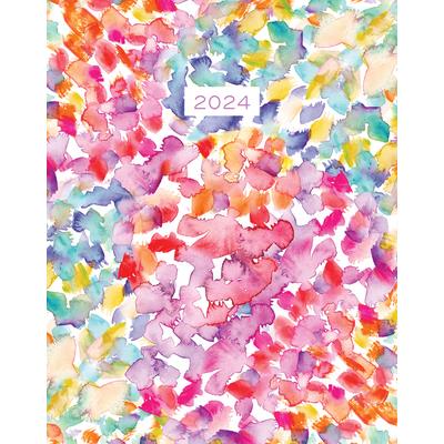 Perfectly Painted 2024 7.5 X 9.5 Booklet Monthly Planner