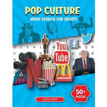 Pop Culture Word Search Book for Adults