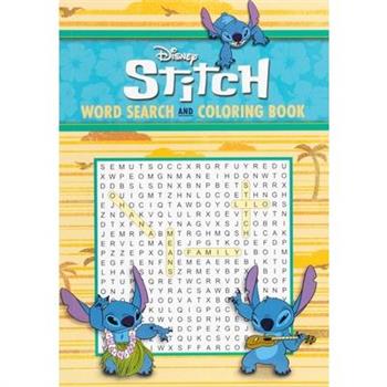 Disney Stitch Word Search and Coloring Book