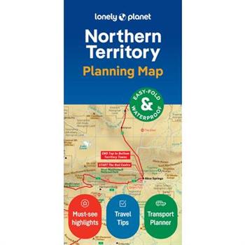 Lonely Planet Northern Territory Planning Map