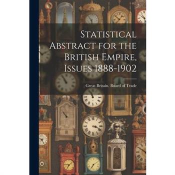 Statistical Abstract for the British Empire, Issues 1888-1902