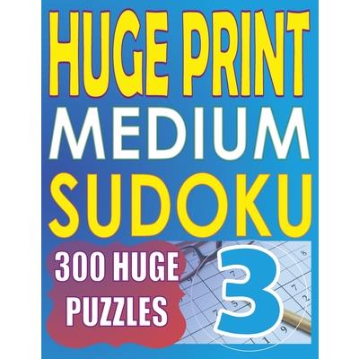 Huge Print Medium Sudoku 3