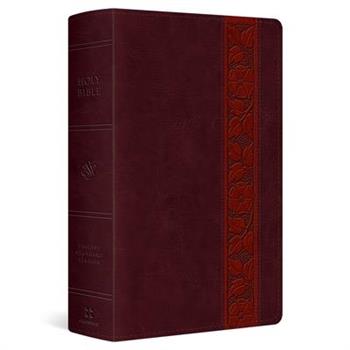 ESV Large Print Personal Size Bible (Trutone, Mahogany, Trellis Design)
