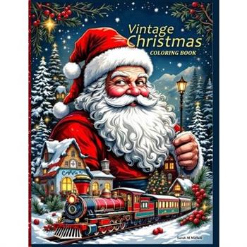 Vintage Christmas Coloring Book for Adults Relaxation