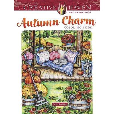 Creative Haven Autumn Charm Coloring Book