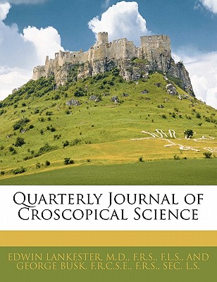 Quarterly Journal of Croscopical Science