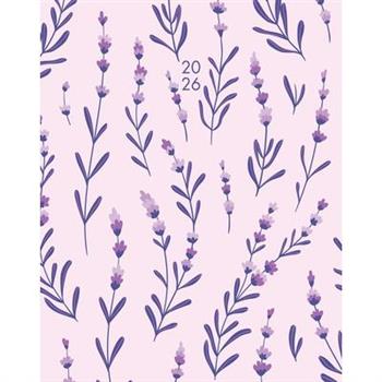 Modern Floral 2026 7.5 X 9.5 Booklet Monthly Planner