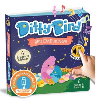 Ditty Bird Bedtime Songs Interactive Musical Book for Toddlers 1- 3 Baby Sound Book You Are My Sunshine