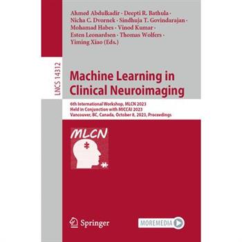 Machine Learning in Clinical Neuroimaging