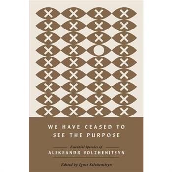 We Have Ceased to See the Purpose