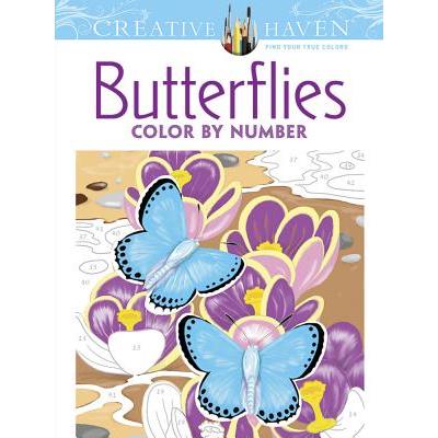 Butterflies Color by Number Coloring