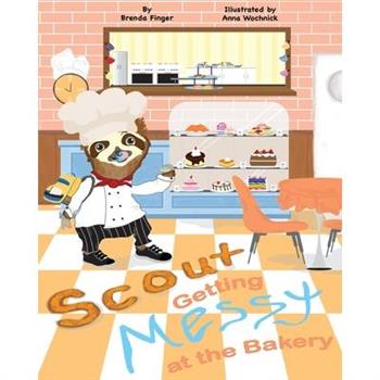 Scout Getting Messy at the Bakery