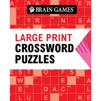 Brain Games - Large Print: Crossword Puzzles (384 Pages)