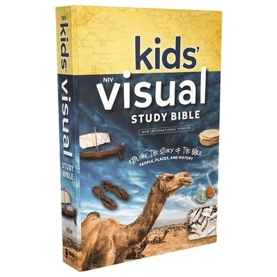 Niv, Kids' Visual Study Bible, Hardcover, Blue, Full Color Interior