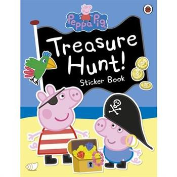 Peppa Pig：Treasure Hunt！Sticker Book 粉紅豬小妹：尋找寶藏！(貼紙遊戲書)