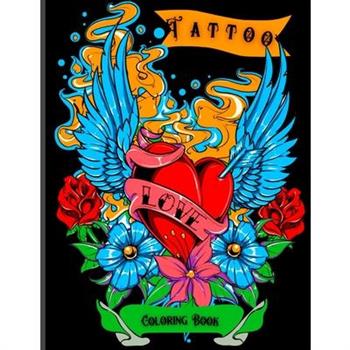 Tattoo Coloring Book for Grown Ups