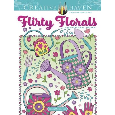 Creative Haven Flirty Florals Coloring Book