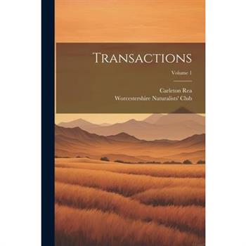 Transactions; Volume 1