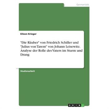 ”Die R瓣uber” von Friedrich Schiller und ”Julius von Tarent” von Johann Leisewitz. Analyse der Rolle des Vaters im Sturm und Drang