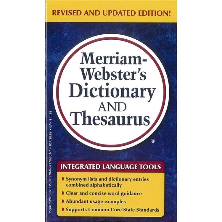 Merriam-Webster's Dictionary And Thesaurus－金石堂