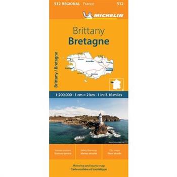 France: Brittany Map 512