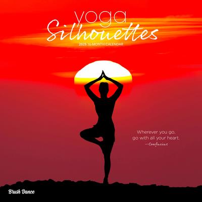 Yoga Silhouettes 2025 12 X 24 Inch Monthly Square Wall Calendar Plastic-Free Yoga Silhouettes 2025 12 X 24 Inch Monthly Square Wall Calendar Plastic-Free