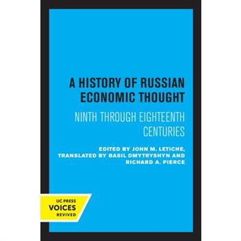 A History of Russian Economic Thought