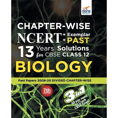 Chapter-wise NCERT + Exemplar + PAST 13 Years Solutions for CBSE Class 12 Biology 7th Edition