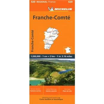 France: Franche-Comt矇 Map 520