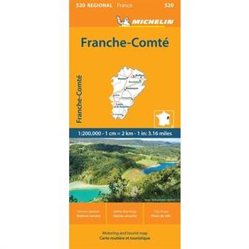 France: Franche-Comt矇 Map 520