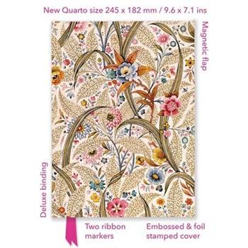 William Kilburn: Marble End Paper (Foiled Quarto Journal)