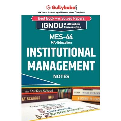 MES-44 Institutional Management