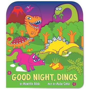 Good Night, Dinos (a Shaped Bedtime Novelty Board Book for Toddlers)