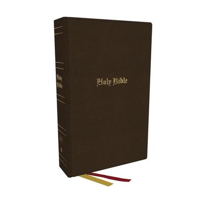 KJV Holy Bible, Super Giant Print Reference Bible, Brown, Bonded Leather, 43,000 Cross References, Red Letter, Comfort Print: King James Version