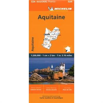 France: Aquitaine Map 524