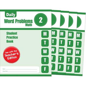 Daily Word Problems Math, Grade 2 Student Workbook (5-Pack)